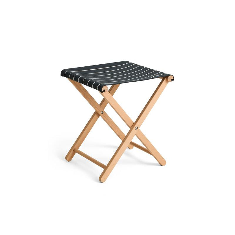 x Jasper Morrison foldeskammel - Black with beige stripe